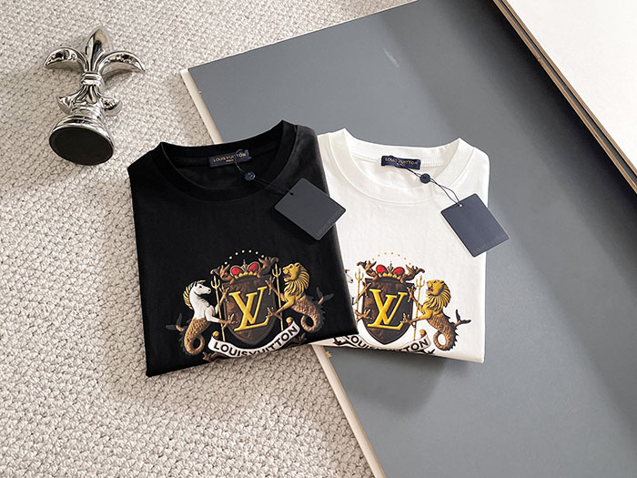 最高級ルイヴィトンスーパーコピー Louis Vuitton 2026年春夏新作 マーセライズドコットン半袖Tシャツ clothes202600645 ルイヴィトン 黒Tシャツ 新作 - 画像 (12)
