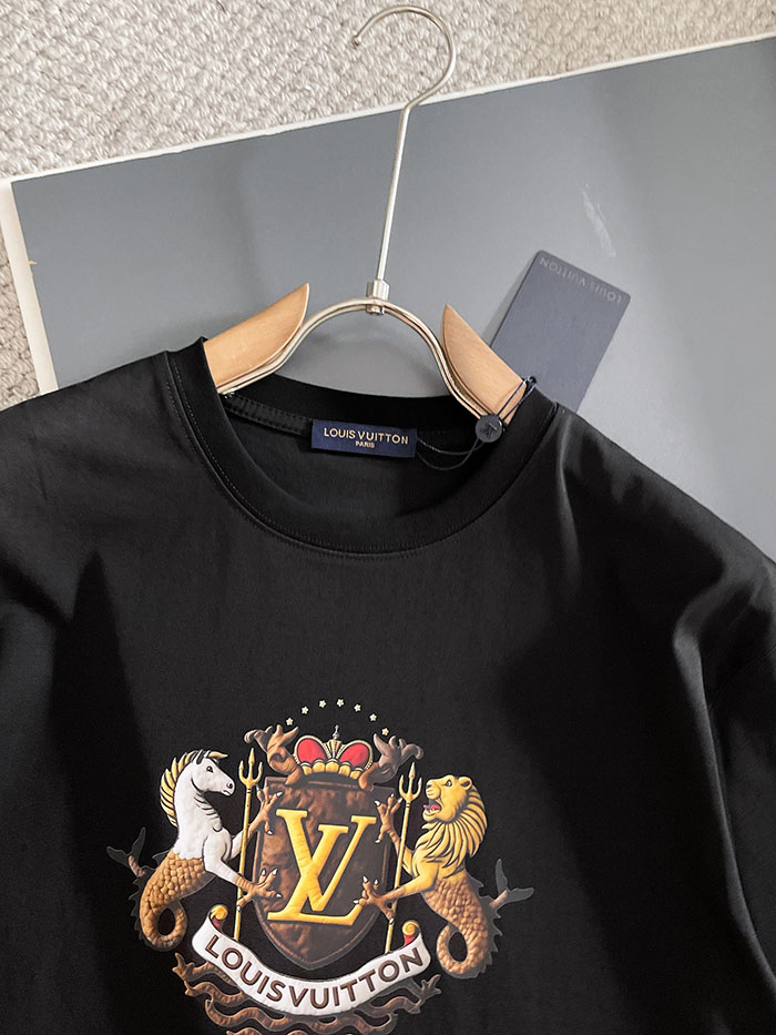最高級ルイヴィトンスーパーコピー Louis Vuitton 2026年春夏新作 マーセライズドコットン半袖Tシャツ clothes202600645 ルイヴィトン 黒Tシャツ 新作 - 画像 (10)