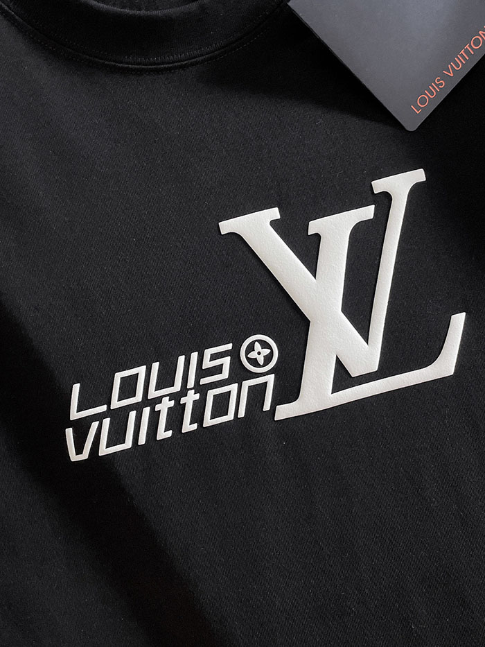 最高級ルイヴィトンスーパーコピー Louis Vuitton 2026年春夏新作:ピュアコットン クルーネック 半袖Tシャツ clothes202600647 ルイヴィトン メンズ 純綿 Tシャツ 黒 - 画像 (6)