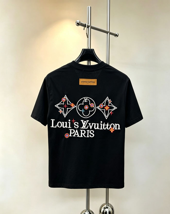最高級ルイヴィトンスーパーコピー Louis Vuitton 2026年春夏新作:ピュアコットン クルーネック 半袖Tシャツ clothes202600648 ルイヴィトン メンズ 純綿 Tシャツ 白 - 画像 (2)