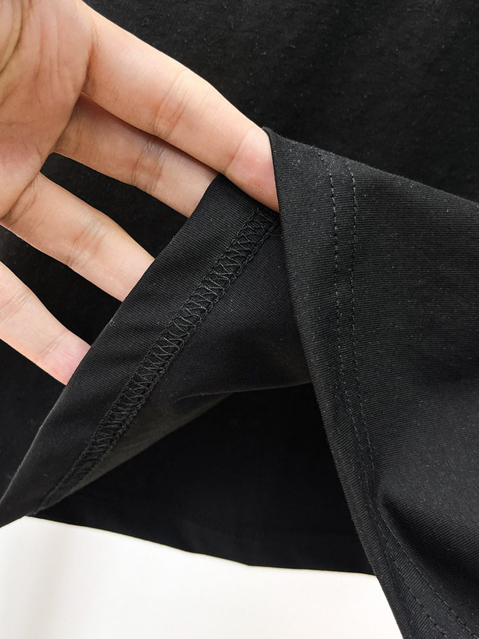最高級ルイヴィトンスーパーコピー Louis Vuitton 2026年春夏新作:ピュアコットン クルーネック 半袖Tシャツ clothes202600649 ルイヴィトン メンズ 純綿 Tシャツ 黒 - 画像 (7)