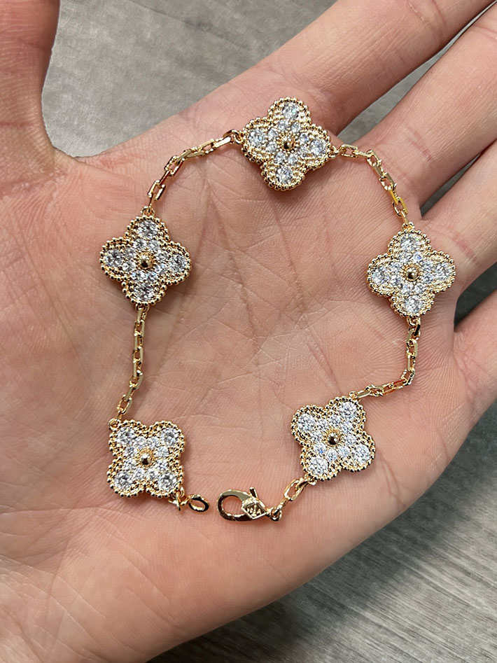 最高級ヴァンクリーフスーパーコピー VAN CLEEF&ARPELS ヴィンテージ アルハンブラ ブレスレット 5p VCARA41400 ヴァンクリーフアーペル コピー - 画像 (6)