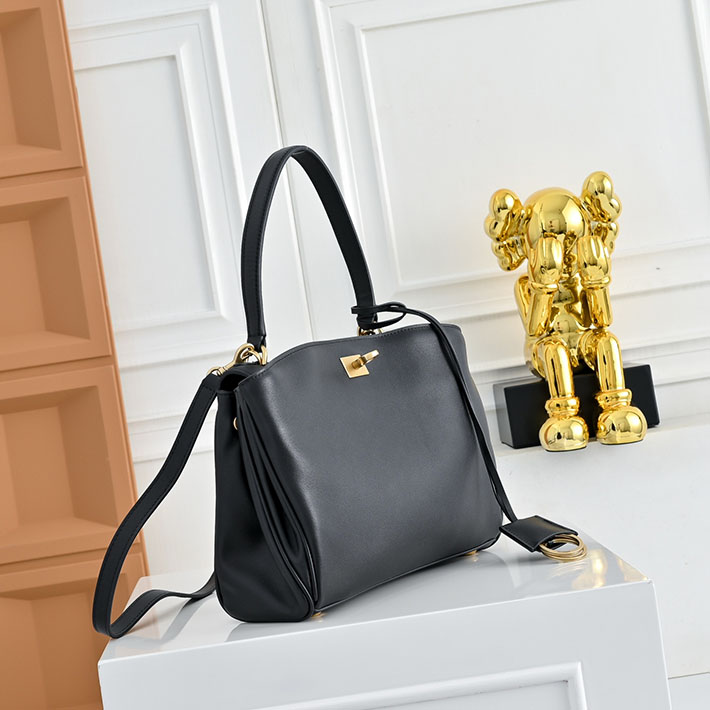 バレンシアガ バッグ 人気 レディース BALENCIAGA Rodeo ハンドバッグ スモール ブラック 7897792AA4V1000 バレンシアガ ロデオ スモール - 画像 (8)