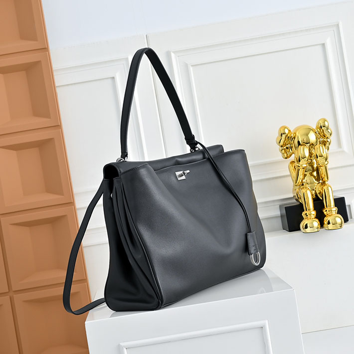 バレンシアガ バッグ 人気 レディース BALENCIAGA Rodeo ハンドバッグ ラージ ブラック 7897442AA4U1000 バレンシアガ アウトレット商品 - 画像 (9)