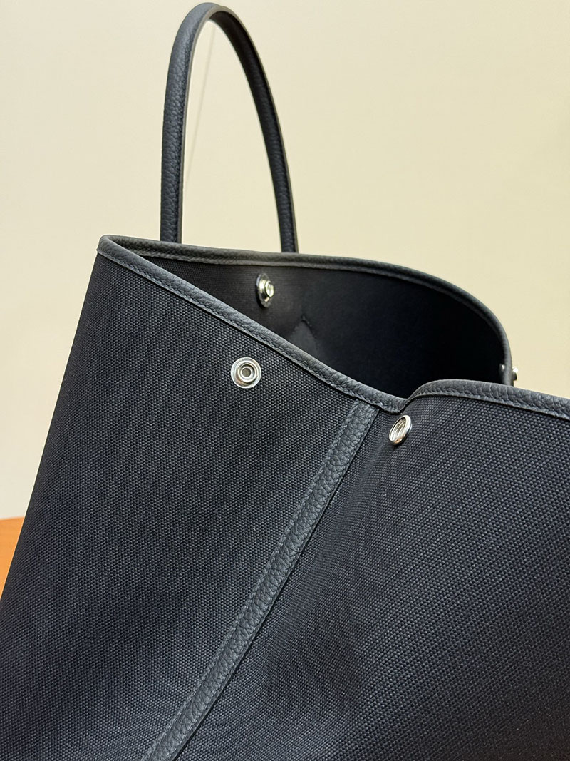 最高級エルメスガーデンパーティコピー HERMES ガーデンパーティー GM 45 黒 ネゴンダ/トワルアッシュ 2633934 エルメス ガーデンパーティ メンズ - 画像 (7)