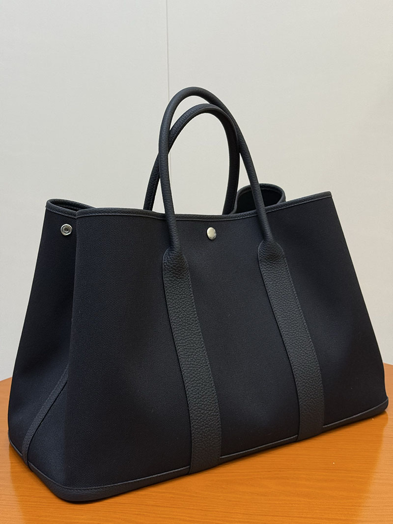 最高級エルメスガーデンパーティコピー HERMES ガーデンパーティー GM 45 黒 ネゴンダ/トワルアッシュ 2633934 エルメス ガーデンパーティ メンズ - 画像 (5)