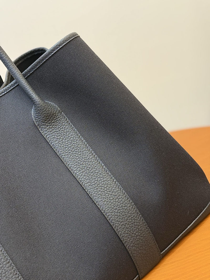 最高級エルメスガーデンパーティコピー HERMES ガーデンパーティー GM 45 黒 ネゴンダ/トワルアッシュ 2633934 エルメス ガーデンパーティ メンズ - 画像 (4)