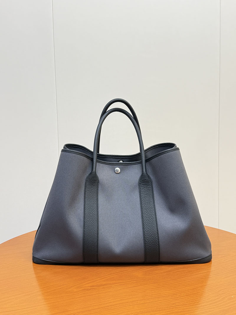 最高級エルメスガーデンパーティコピー HERMES ガーデンパーティー GM 45 グレー ネゴンダ/トワルアッシュ 2633935 エルメス ガーデンパーティ風 - 画像 (4)