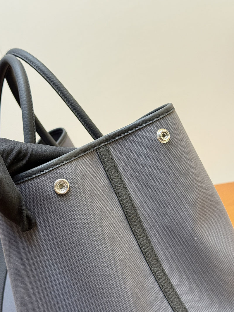 最高級エルメスガーデンパーティコピー HERMES ガーデンパーティー GM 45 グレー ネゴンダ/トワルアッシュ 2633935 エルメス ガーデンパーティ風 - 画像 (12)
