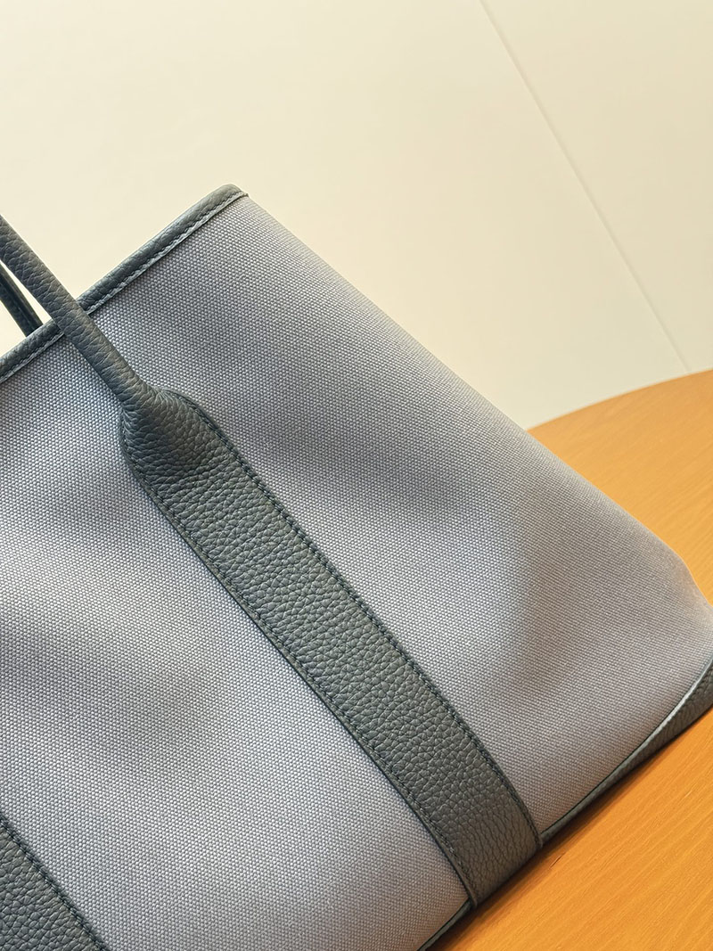 最高級エルメスガーデンパーティコピー HERMES ガーデンパーティー GM 45 グレー ネゴンダ/トワルアッシュ 2633935 エルメス ガーデンパーティ風 - 画像 (8)