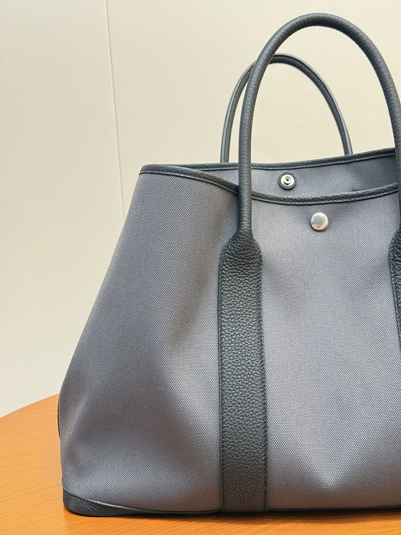 最高級エルメスガーデンパーティコピー HERMES ガーデンパーティー GM 45 グレー ネゴンダ/トワルアッシュ 2633935 エルメス ガーデンパーティ風 - 画像 (5)