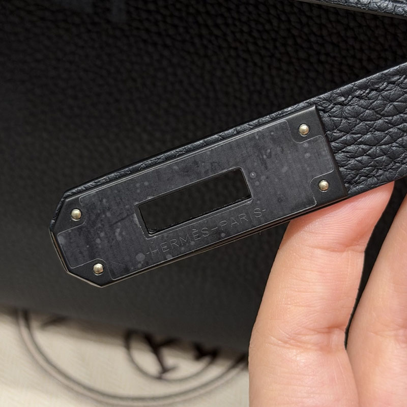 エルメス ケリーデペッシュ 25 HERMES ケリーデペッシュ25 黒 ブラック トゴ ブラック金具 H082295CH89 ケリーデペッシュ 25 定価 - 画像 (2)