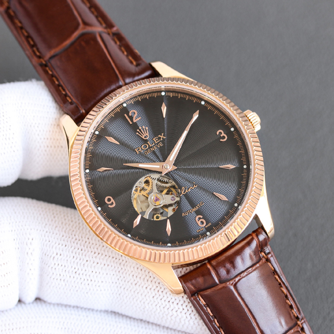 ブランド腕時計専門店 通販 ROLEX(ロレックス) センテリック スケルトン オープンハート 自動巻き メンズ 高級腕時計 - 画像 (3)