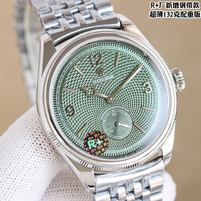 ROLEX セルニニ ムーンフェイズ 18Kホワイトゴールド ダイヤ ブルー guilloche ディスク ムーン 自動巻き メンズ - 画像 (6)