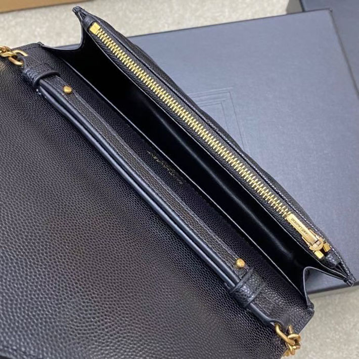最高級サンローランスーパーコピー Saint Laurent パリ チェーンウォレット ブラック 871149AAGOZ1000 サンローラン チェーンウォレット アウトレット - 画像 (3)