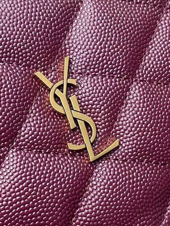 最高級サンローランスーパーコピー Saint Laurent パリ チェーンウォレット ボルドー 871149AAGOZ6475 サンローラン チェーンウォレット 口コミ - 画像 (5)
