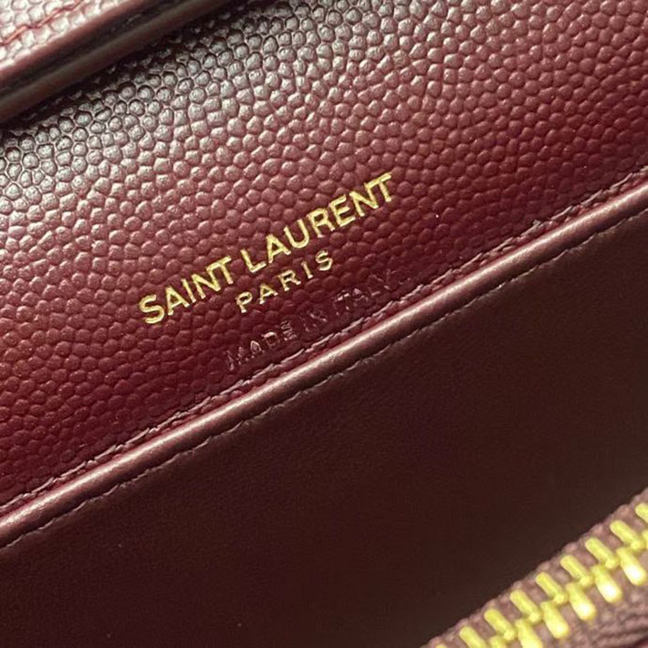 最高級サンローランスーパーコピー Saint Laurent パリ チェーンウォレット ボルドー 871149AAGOZ6475 サンローラン チェーンウォレット 口コミ - 画像 (2)