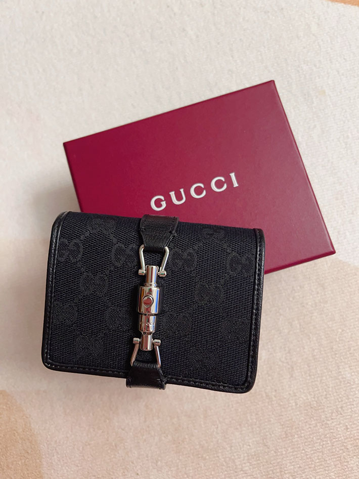 グッチ 財布 アウトレット GUCCI ジャッキー ミディアム ウォレット ブラック 867166 FAFV4 1000 グッチ 財布 レディース 人気 - 画像 (3)