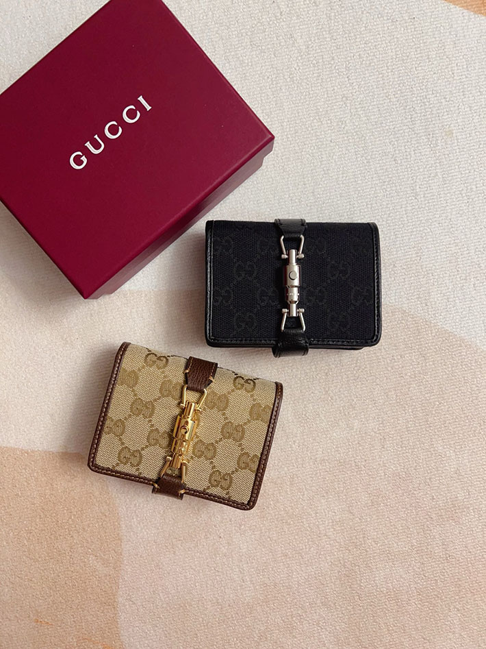グッチ 財布 アウトレット GUCCI ジャッキー ミディアム ウォレット ブラック 867166 FAFV4 1000 グッチ 財布 レディース 人気 - 画像 (2)
