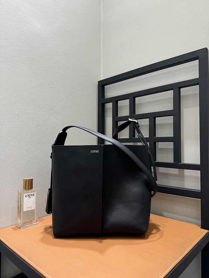 最高級ロエベスーパーコピー LOEWE ビルバオ バケットバッグ ミディアム ブラック 2634260 ロエベ バッグ 人気ランキング - 画像 (8)