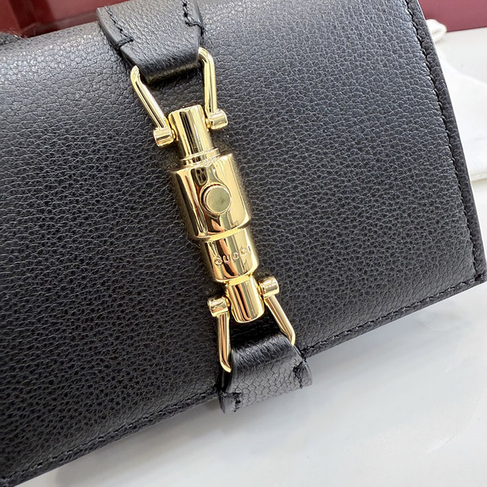 グッチ 財布 アウトレット GUCCI ジャッキー ミディアム ウォレット ブラック 867166 AAGA7 1000 グッチ 財布 新作 2026 - 画像 (3)