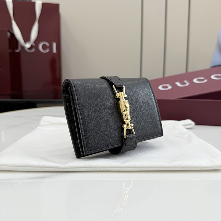 グッチ 財布 アウトレット GUCCI ジャッキー ミディアム ウォレット ブラック 867166 AAGA7 1000 グッチ 財布 新作 2026 - 画像 (12)