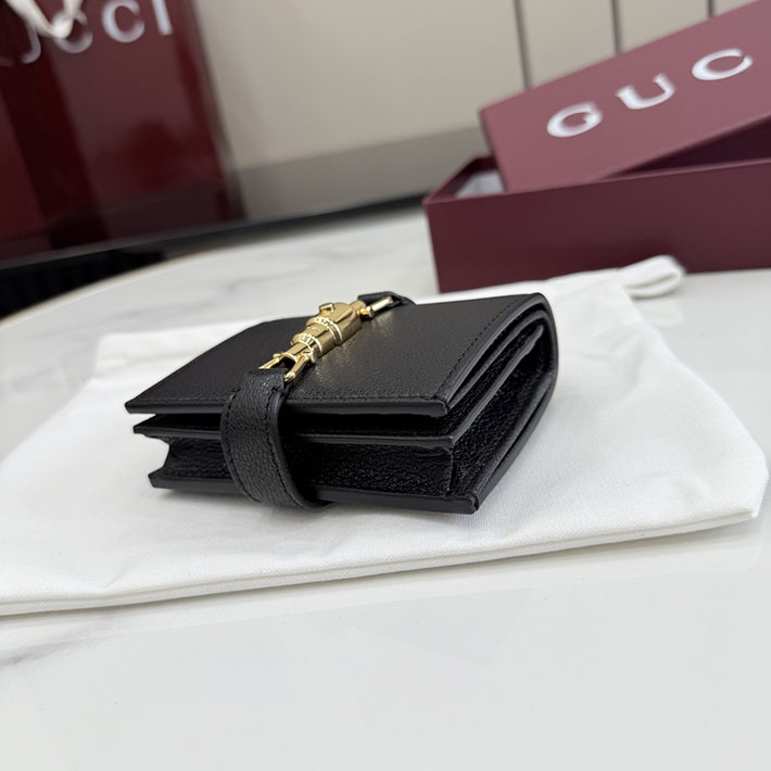 グッチ 財布 アウトレット GUCCI ジャッキー ミディアム ウォレット ブラック 867166 AAGA7 1000 グッチ 財布 新作 2026 - 画像 (10)