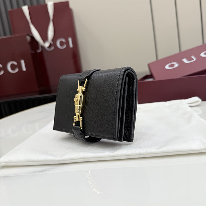 グッチ 財布 アウトレット GUCCI ジャッキー ミディアム ウォレット ブラック 867166 AAGA7 1000 グッチ 財布 新作 2026 - 画像 (8)