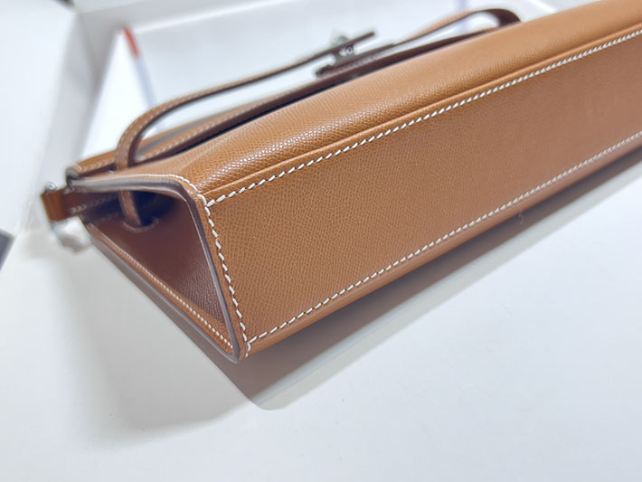 エルメスコピー通販 HERMES ケリーエラン ゴールド マダム シルバー金具 ケリーエラン H085208CK37 エルメス ケリーエラン - 画像 (2)