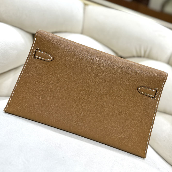 エルメスコピー通販 HERMES ケリーエラン ゴールド シェブルミゾル シルバー金具 ケリーエラン H085885CK37 エルメス ケリーエラン - 画像 (7)