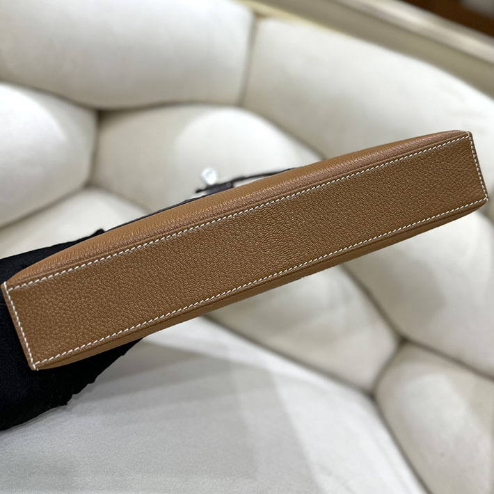 エルメスコピー通販 HERMES ケリーエラン ゴールド シェブルミゾル シルバー金具 ケリーエラン H085885CK37 エルメス ケリーエラン - 画像 (5)