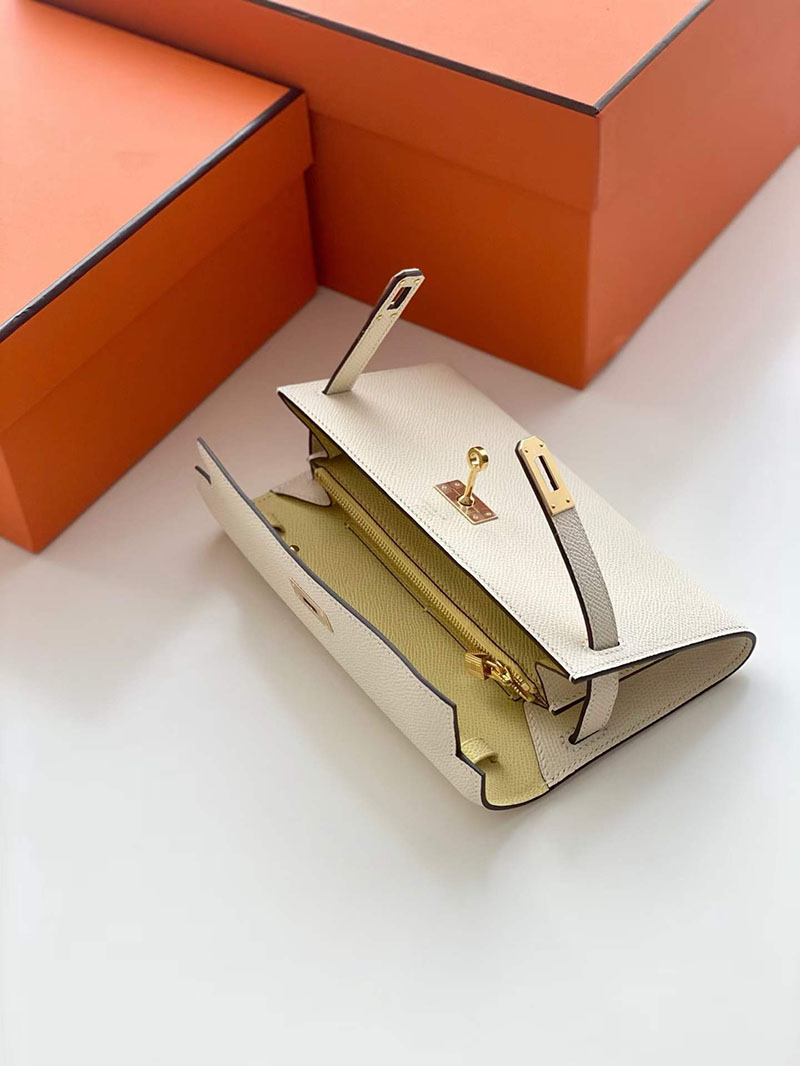 エルメス ケリートゥー・ゴー HERMES ケリーウォレット ロング トゥーゴー ヴォーエプソン 39色から選べます 2634583 ケリーウォレット ロング 定価 - 画像 (26)