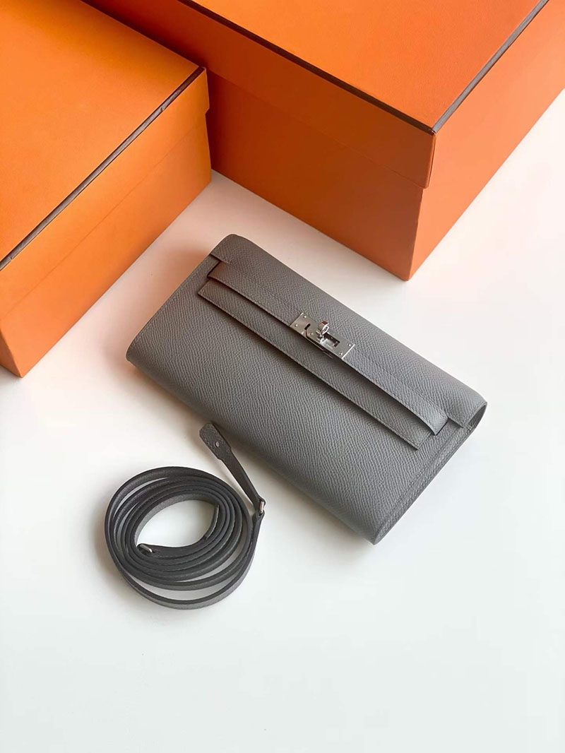 エルメス ケリートゥー・ゴー HERMES ケリーウォレット ロング トゥーゴー ヴォーエプソン 39色から選べます 2634583 ケリーウォレット ロング 定価 - 画像 (19)