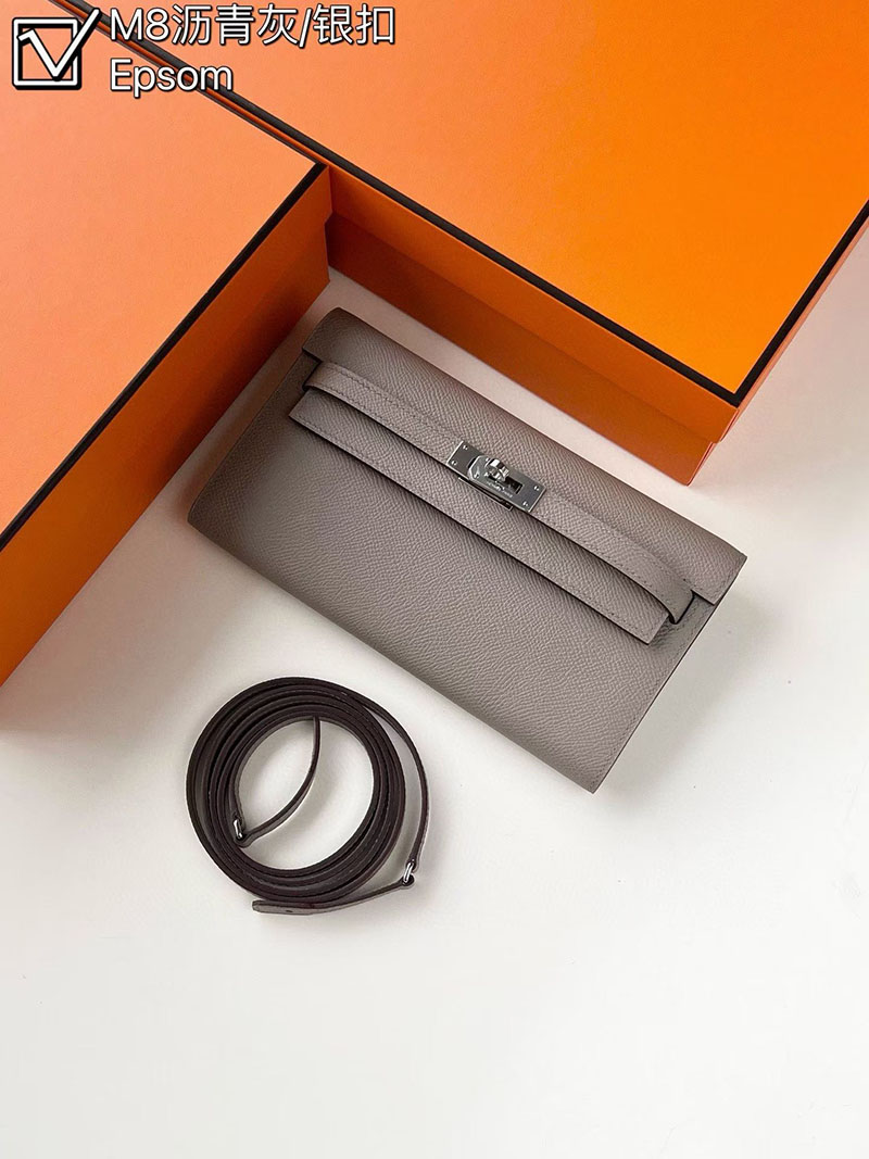 エルメス ケリートゥー・ゴー HERMES ケリーウォレット ロング トゥーゴー ヴォーエプソン 39色から選べます 2634583 ケリーウォレット ロング 定価 - 画像 (12)