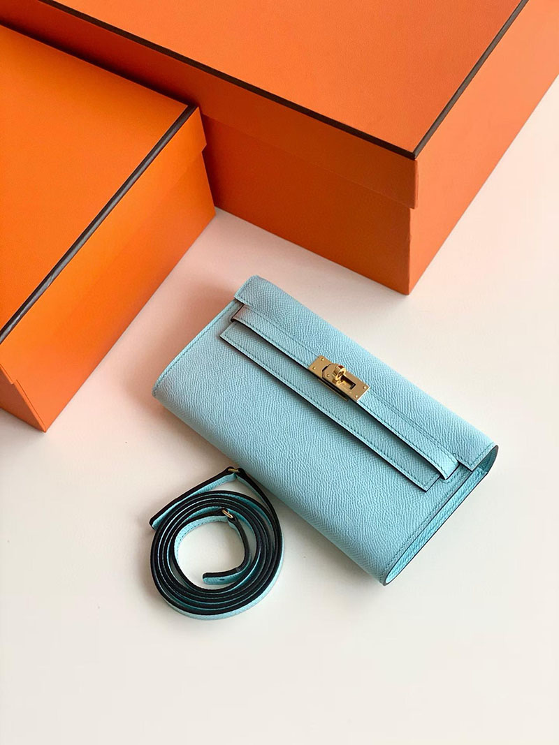 エルメス ケリートゥー・ゴー HERMES ケリーウォレット ロング トゥーゴー ヴォーエプソン 39色から選べます 2634583 ケリーウォレット ロング 定価 - 画像 (11)