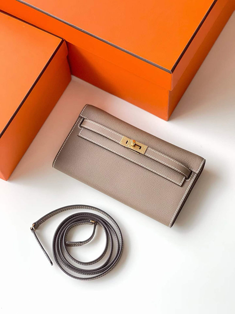 エルメス ケリートゥー・ゴー HERMES ケリーウォレット ロング トゥーゴー ヴォーエプソン 39色から選べます 2634583 ケリーウォレット ロング 定価 - 画像 (2)