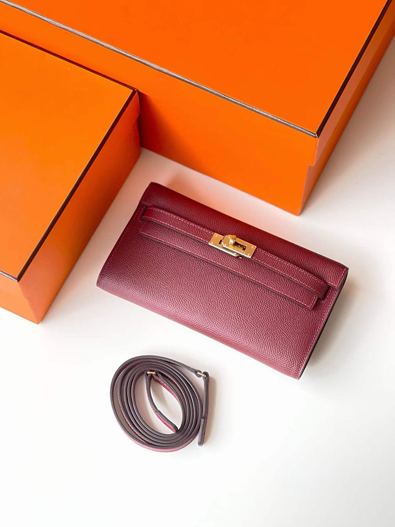 エルメス ケリートゥー・ゴー HERMES ケリーウォレット ロング トゥーゴー ヴォーエプソン 39色から選べます 2634583 ケリーウォレット ロング 定価 - 画像 (35)