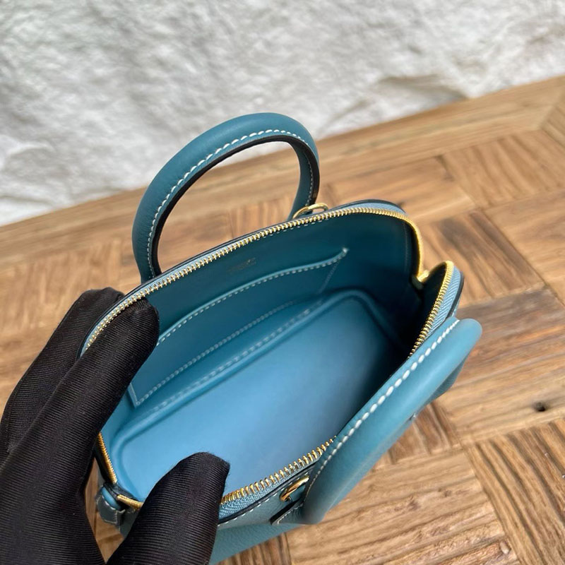 エルメスコピーの通販 HERMES ボリード1923 ミニ ニューブルージーン エバーカラー ゴールド金具 H075181CCD2 エルメス ボリード ミニ 定価 - 画像 (4)