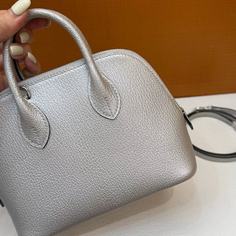 エルメスコピー通販 HERMES ボリード1923 ミニ アルジャン シェブルミゾル シルバー金具 H073444CK05 ミニボリード エルメス - 画像 (9)