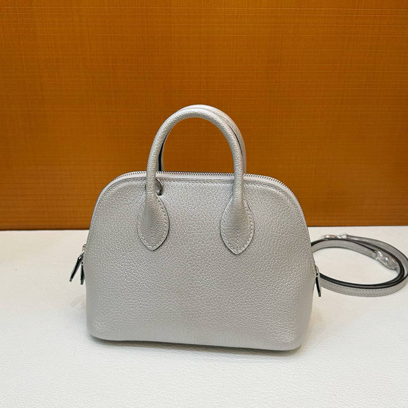 エルメスコピー通販 HERMES ボリード1923 ミニ アルジャン シェブルミゾル シルバー金具 H073444CK05 ミニボリード エルメス - 画像 (8)