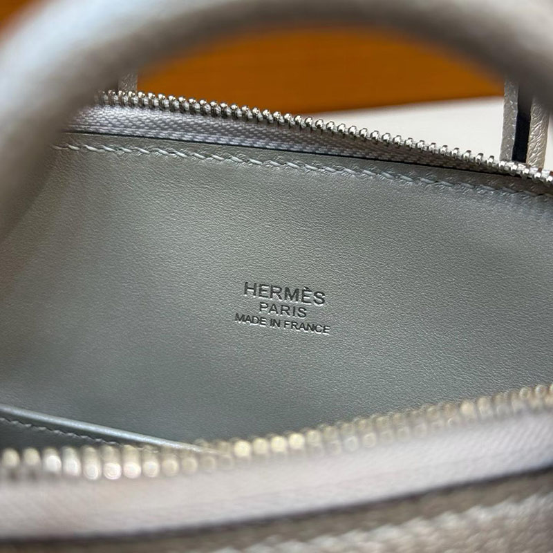 エルメスコピー通販 HERMES ボリード1923 ミニ アルジャン シェブルミゾル シルバー金具 H073444CK05 ミニボリード エルメス - 画像 (4)