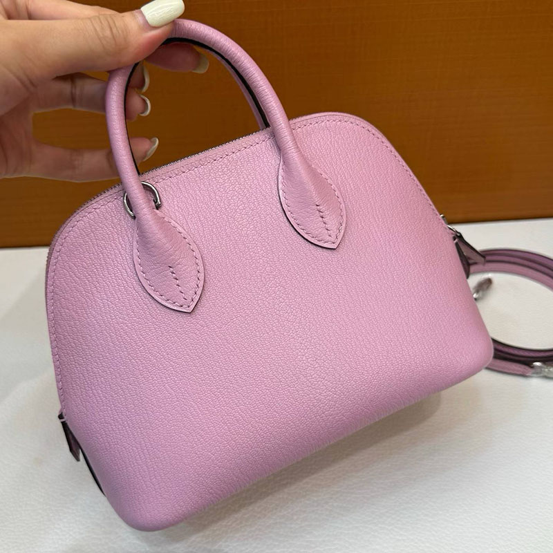 エルメスコピー通販 HERMES ボリード1923 ミニ モーヴシルベストル シェブルミゾル シルバー金具 H073444CKX9 エルメス ボリード ミニサイズ - 画像 (6)
