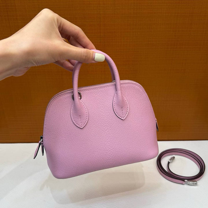 エルメスコピー通販 HERMES ボリード1923 ミニ モーヴシルベストル シェブルミゾル シルバー金具 H073444CKX9 エルメス ボリード ミニサイズ - 画像 (5)