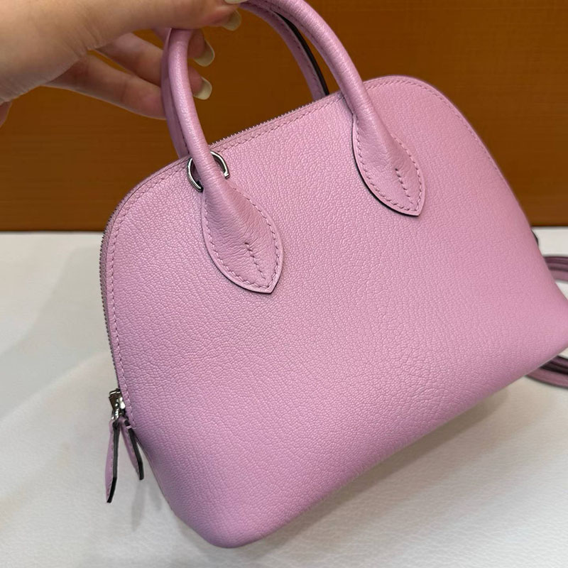 エルメスコピー通販 HERMES ボリード1923 ミニ モーヴシルベストル シェブルミゾル シルバー金具 H073444CKX9 エルメス ボリード ミニサイズ - 画像 (4)
