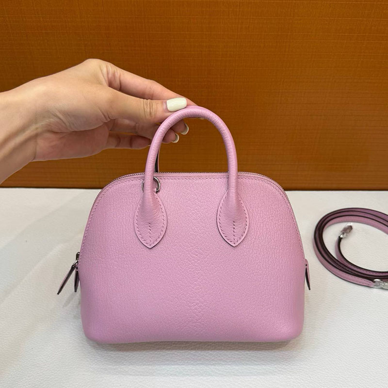 エルメスコピー通販 HERMES ボリード1923 ミニ モーヴシルベストル シェブルミゾル シルバー金具 H073444CKX9 エルメス ボリード ミニサイズ - 画像 (3)