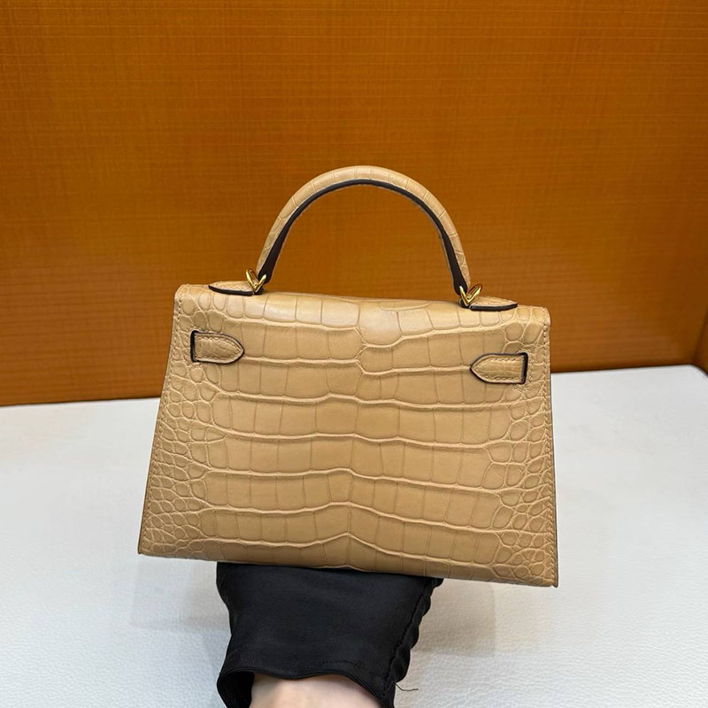 エルメスコピー通販 HERMES ケリーミニ2 外縫い チャイ クロコダイル ゴールド金具 H073595CC0M エルメスミニケリークロコ - 画像 (5)