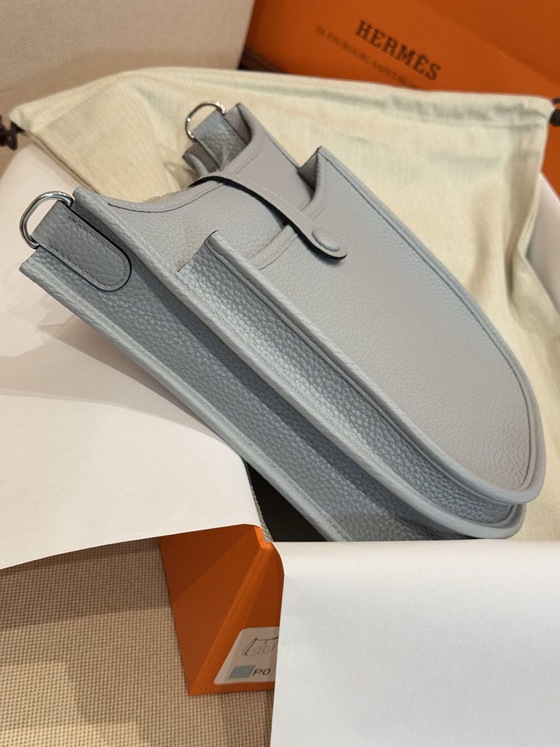 エルメスコピー通販 HERMES エヴリン3 23 ブルーペール トリヨンクレマンス シルバー金具 H087941CK08 エルメス ショルダーバッグ 公式 - 画像 (7)