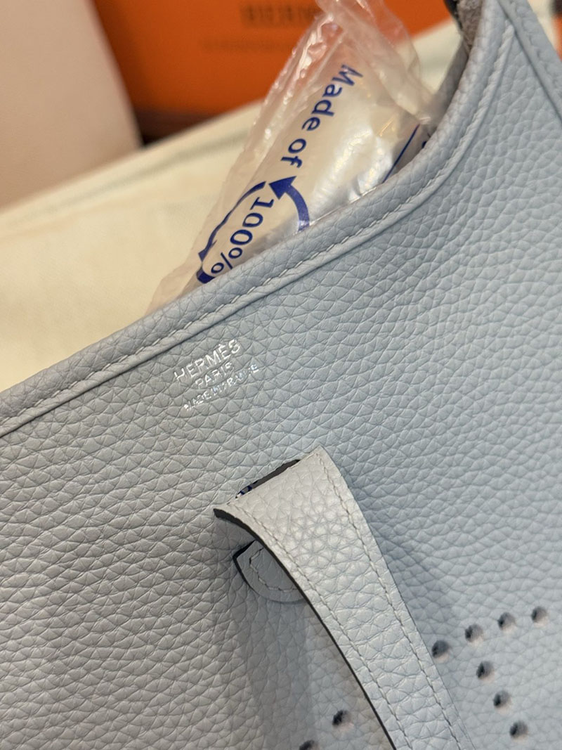 エルメスコピー通販 HERMES エヴリン3 23 ブルーペール トリヨンクレマンス シルバー金具 H087941CK08 エルメス ショルダーバッグ 公式 - 画像 (6)