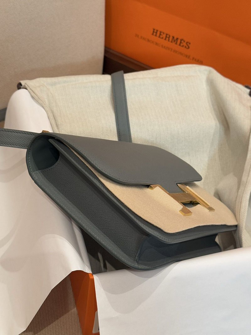 エルメスコピー通販 HERMES コンスタンス 24 ミロワール ヴェールアマンド ヴォーエプソン ゴールド金具 H075195CC63 エルメス ショルダーバッグ 公式 - 画像 (4)