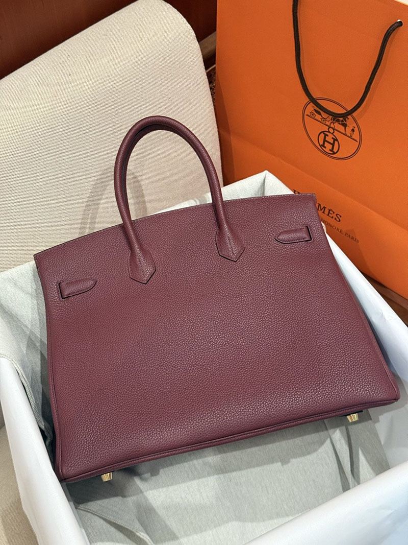 エルメスコピー通販 HERMES Birkin バーキン30 ボルドー トゴ ゴールド金具 H027633CC57 エルメスバーキンスーパーコピー - 画像 (6)